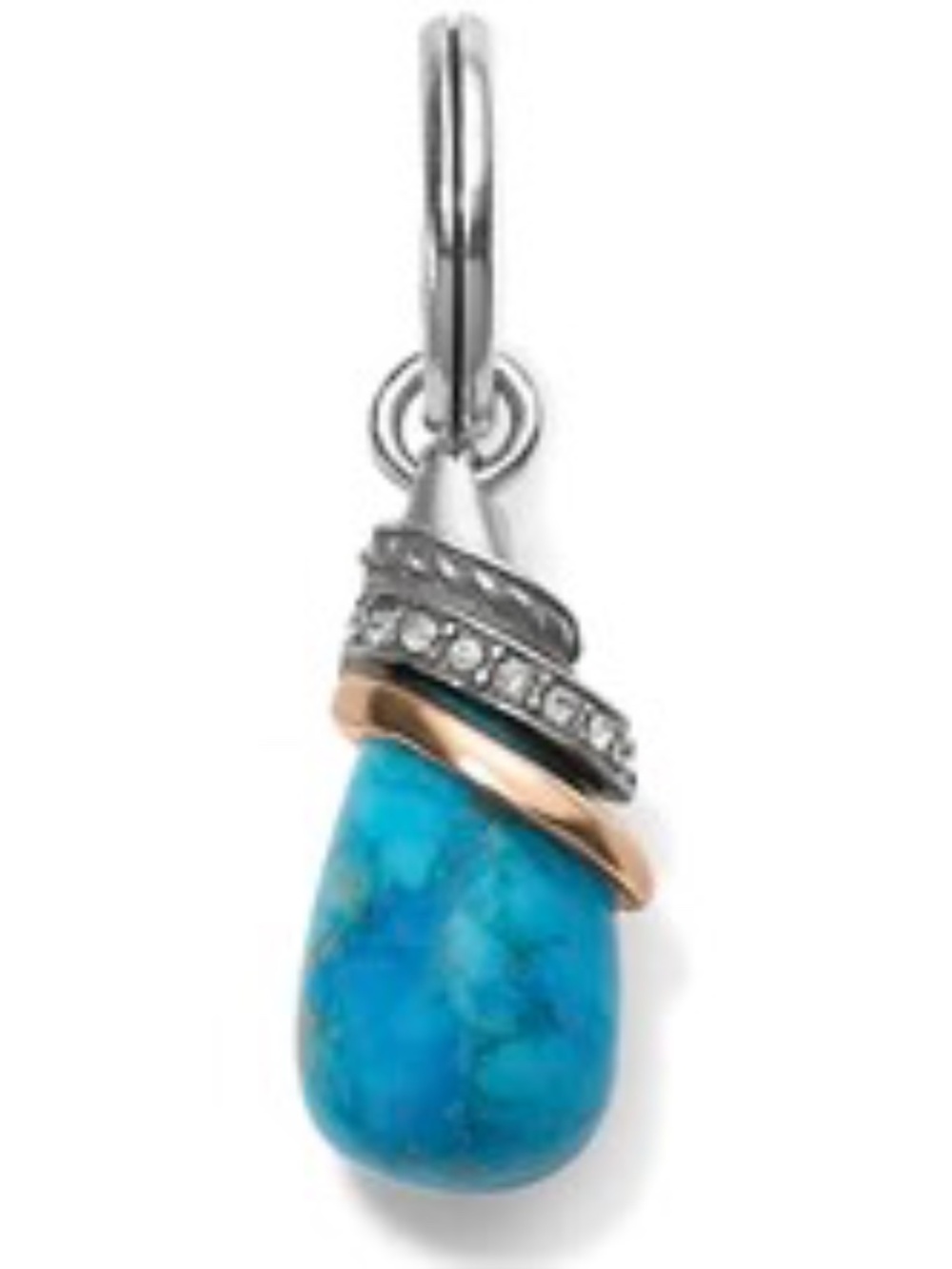 Brighton Turquoise Howlite Teardrop Amulet BRAND NEW